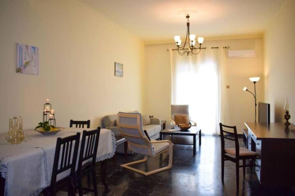 Marble Cool 2-Bedroom Down Town Yard House Kissamos Exterior photo